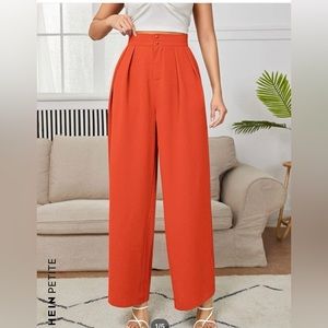High Waist Pleated Dress Slacks